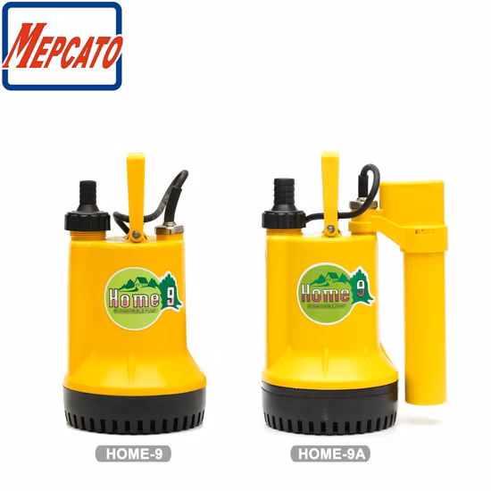 Domestic Household Small Portable Plastic Submersible Water Pump with Float Switch for Landscape Garden Watering Car Washing Basement Drainage (Home Series)
