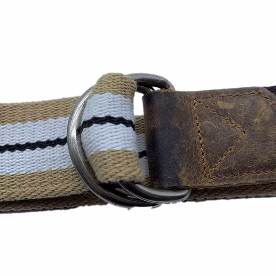 China Factory OEM langlebige Schnalle klassischer lässiger Herren-Canvas-Stoffgürtel